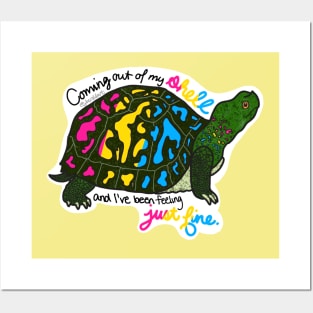 Pansexual Pride Turtle Posters and Art